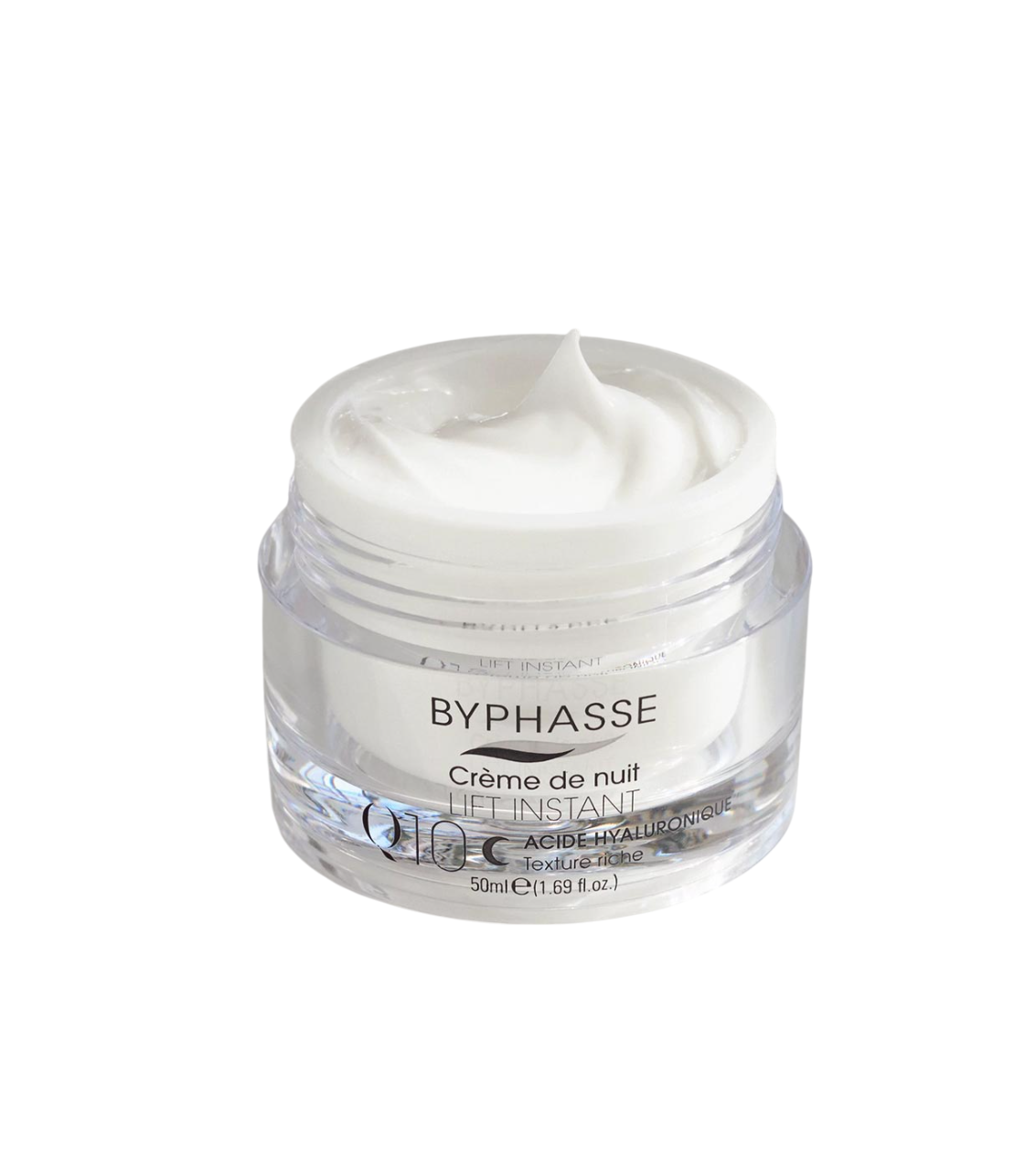 Byphasse, Q10, Hyaluronsäure, Heben, Nacht, Sahne, Für das Gesicht, 50 ml *Tester