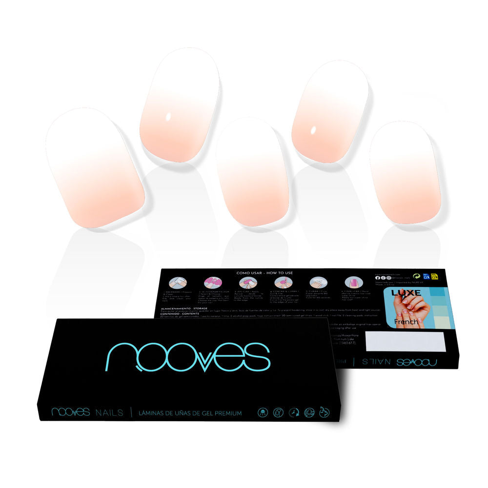 GEL NAIL FILM nude baby boomer premium luxe #gradient 20 u