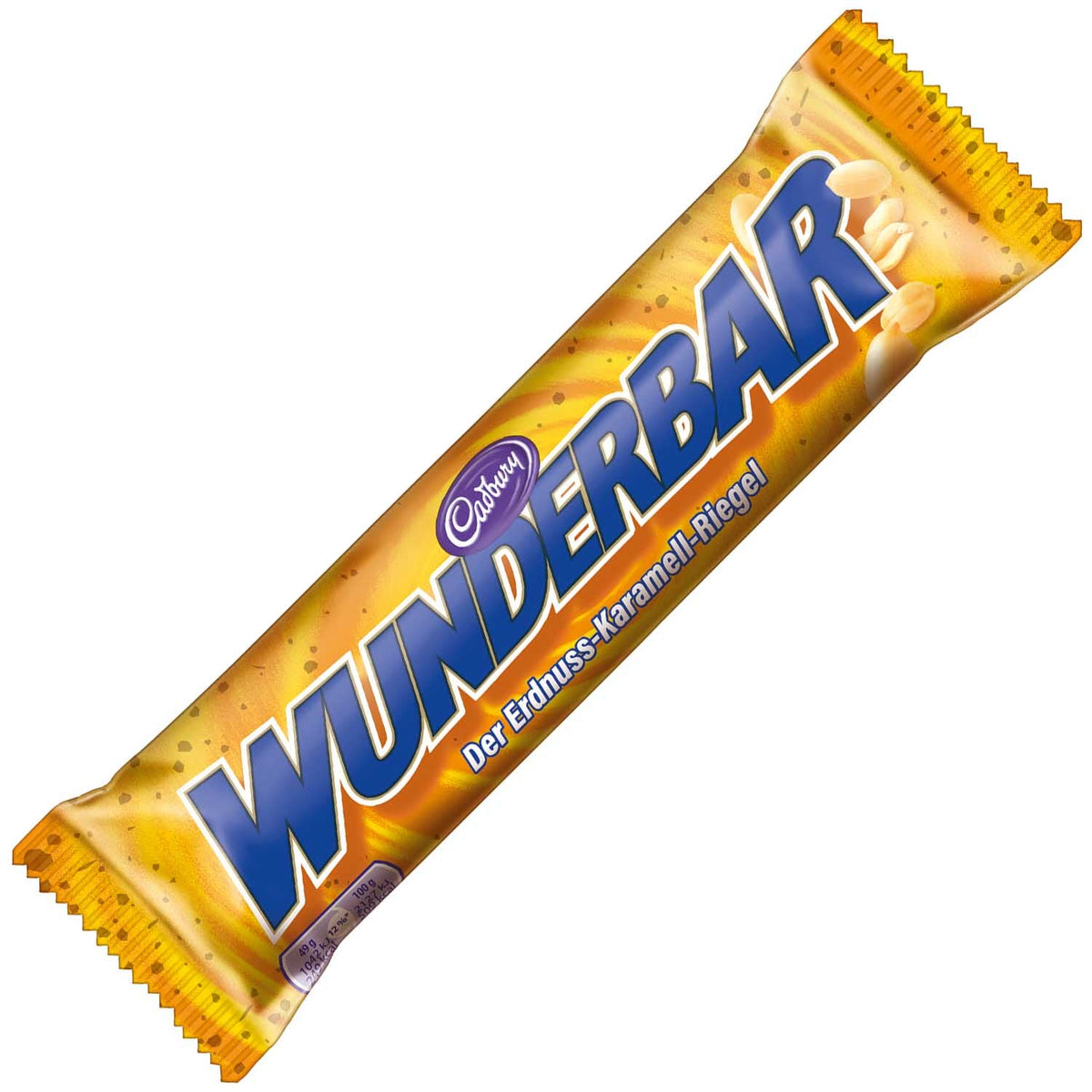 Cadbury Wunderbar 24x49g 24 einzeln verpackte Schoko-Riegel MHD 07/2026