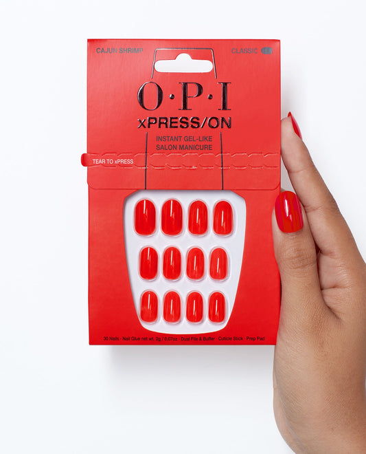 OPI OPI Xpress-On Künstliche Fingernägel Ton Cajun Shrimp 30 Stück Kosmetik
