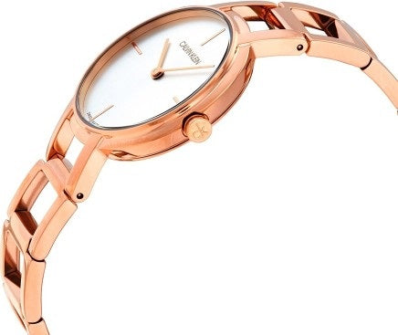 Calvin Klein CHEERS K8N23646 Damen Quarzuhr 32 mm Gold Edelstahl – Produktansicht