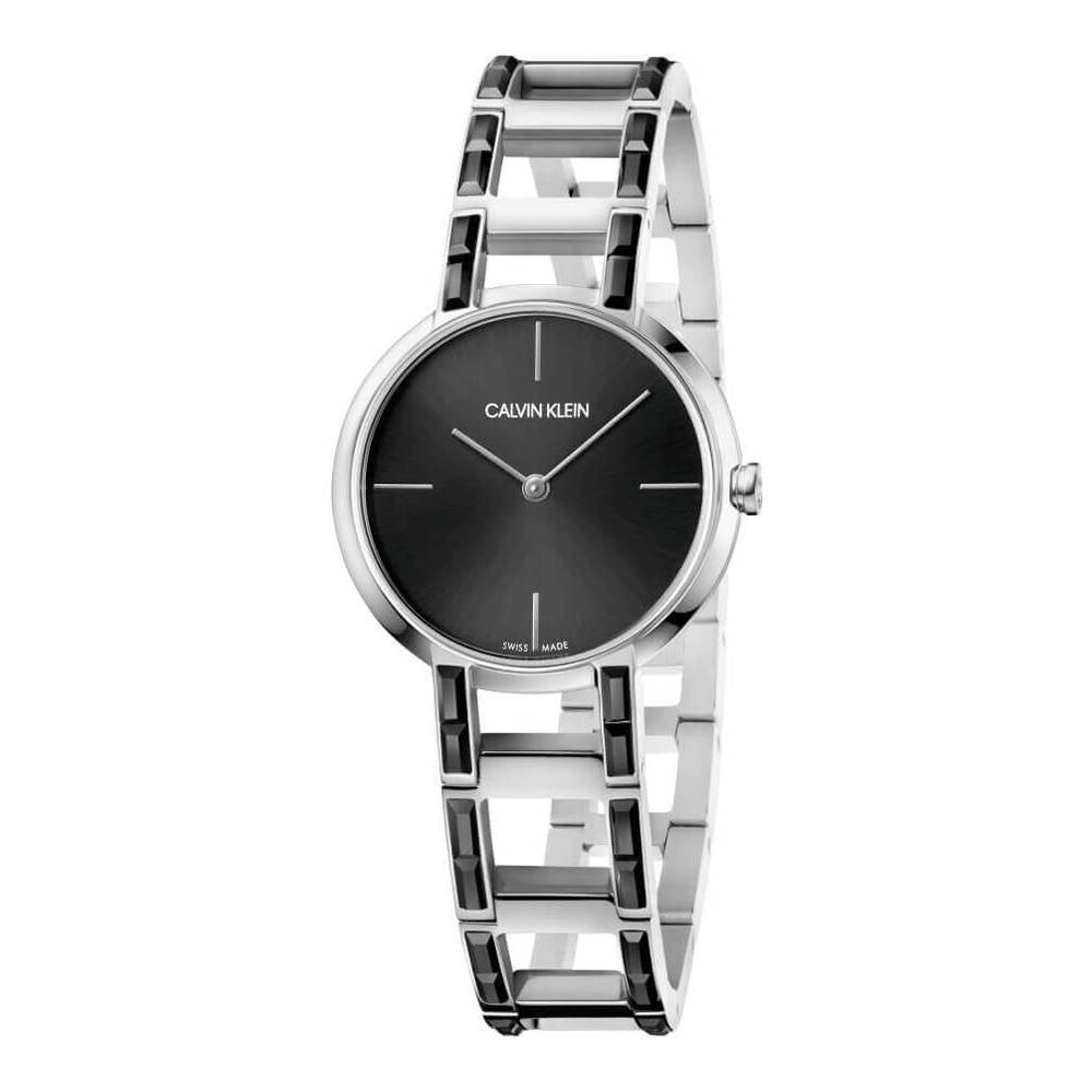 Calvin Klein CHEERS K8NX3UB1 Damen Quarzuhr Edelstahl 32 mm – Detailansicht