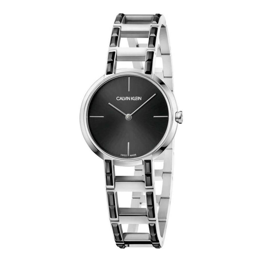 Calvin Klein CHEERS K8NX3UB1 Damen Quarzuhr Edelstahl 32 mm – Detailansicht