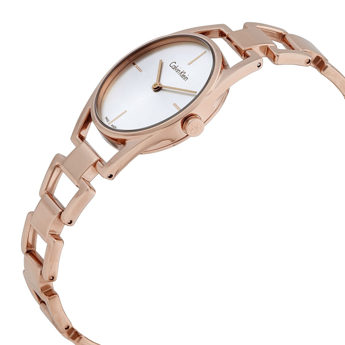 Calvin Klein DAINTY K7L23646 Damen Quarzuhr Gold Edelstahl 30 mm – Seitenansicht
