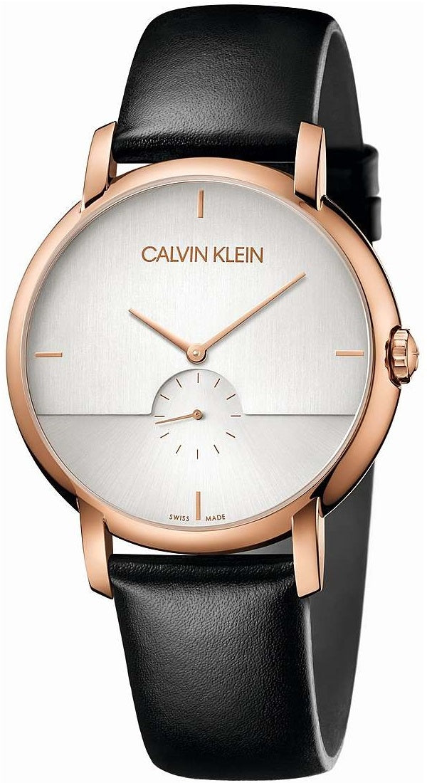 Calvin Klein ESTABILISHED K9H2X6C6 Herren Quarzuhr Gold 43 mm – Detailansicht