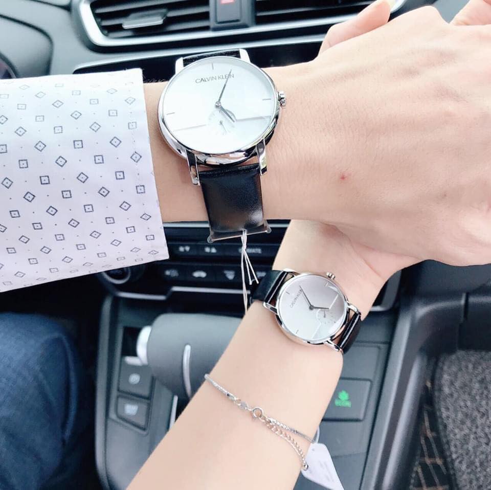 Calvin Klein ESTABILISHED K9H2Y1C6 Only Time Armbanduhr Gold 32 mm – Seitenansicht