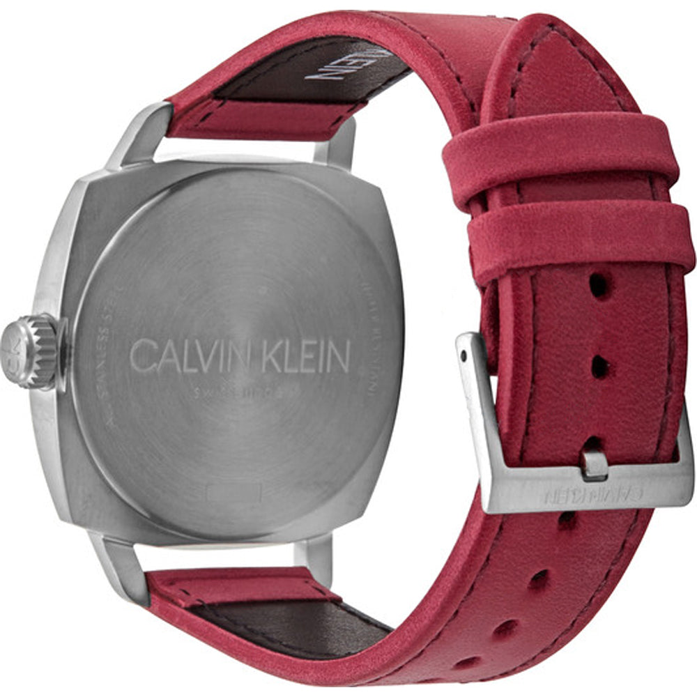 Calvin Klein FRATERNITY K9N111ZN Herren Quarzuhr Silber 39 mm – Seitenansicht