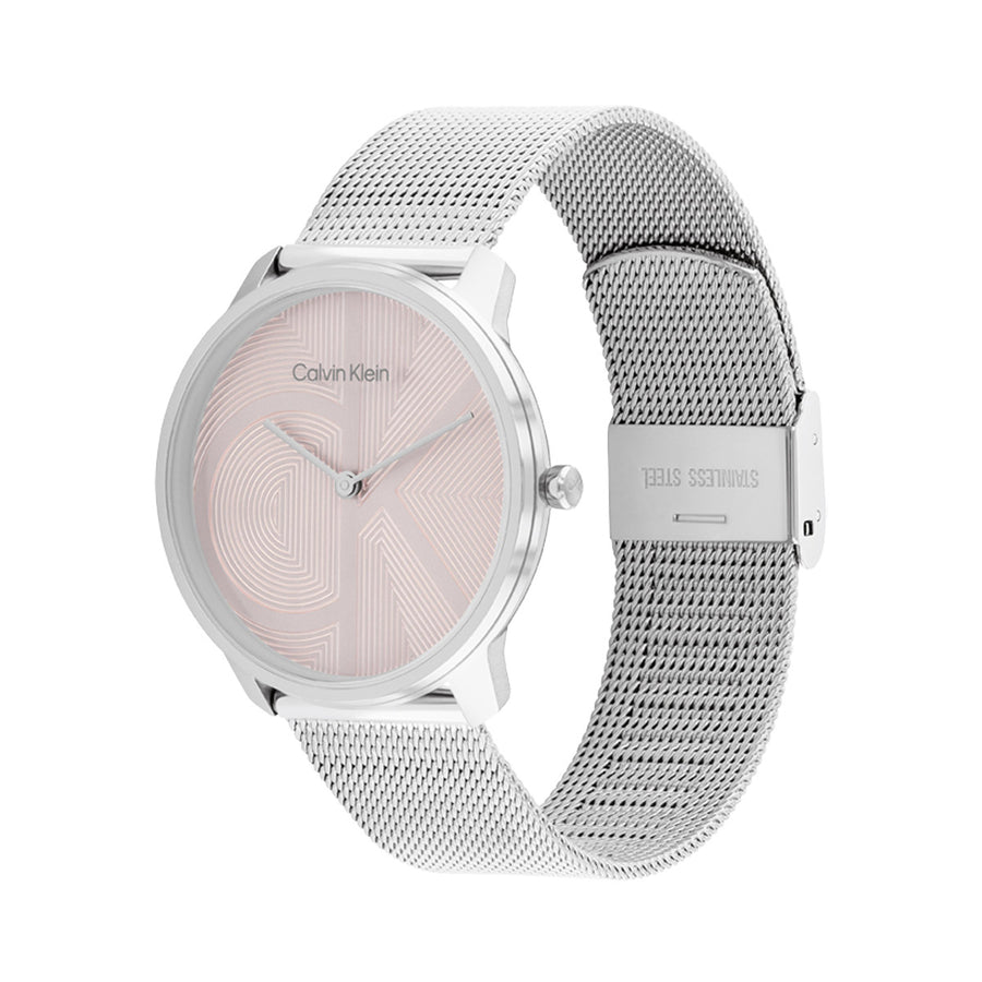 Calvin Klein ICONIC 25300015 Only Time Damen Armbanduhr 39 mm Edelstahl – Detailansicht