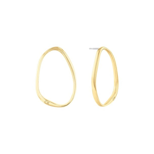 CALVIN KLEIN JEWELS SCULPTURAL 35000451 Schmuck Gold Edelstahl
