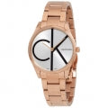 Calvin Klein LUNA K4N23X46 Damen Quarzuhr Gold Edelstahl 32 mm – Seitenansicht