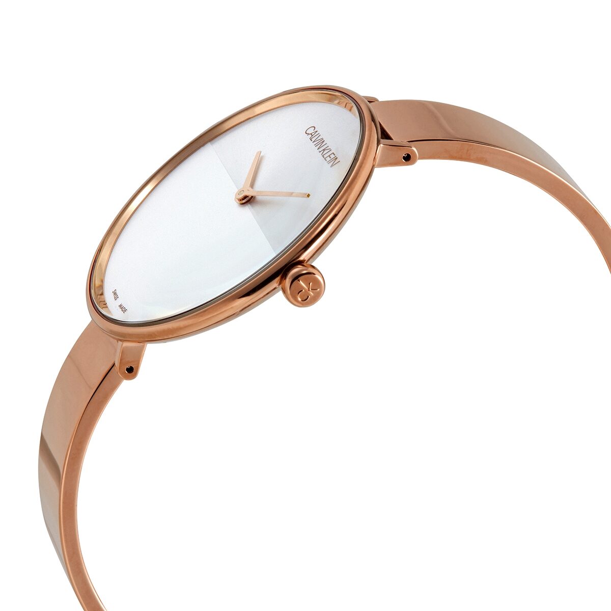 Calvin Klein RISE K7A23646 Damen Quarzuhr 38 mm Gold – Detailansicht