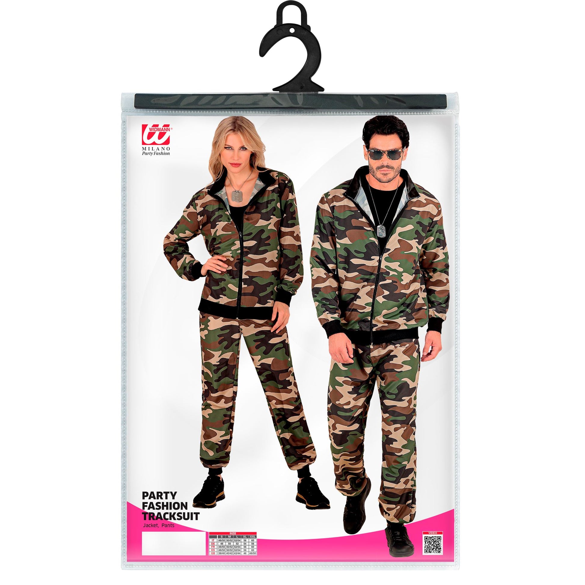"CAMO PARTY FASHION TRAININGSANZUG" (Oberteil, Hose) – Ansicht 5