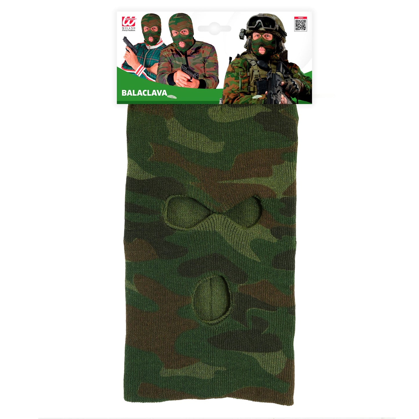 "CAMOUFLAGE BALACLAVA MASKE" – Detailansicht