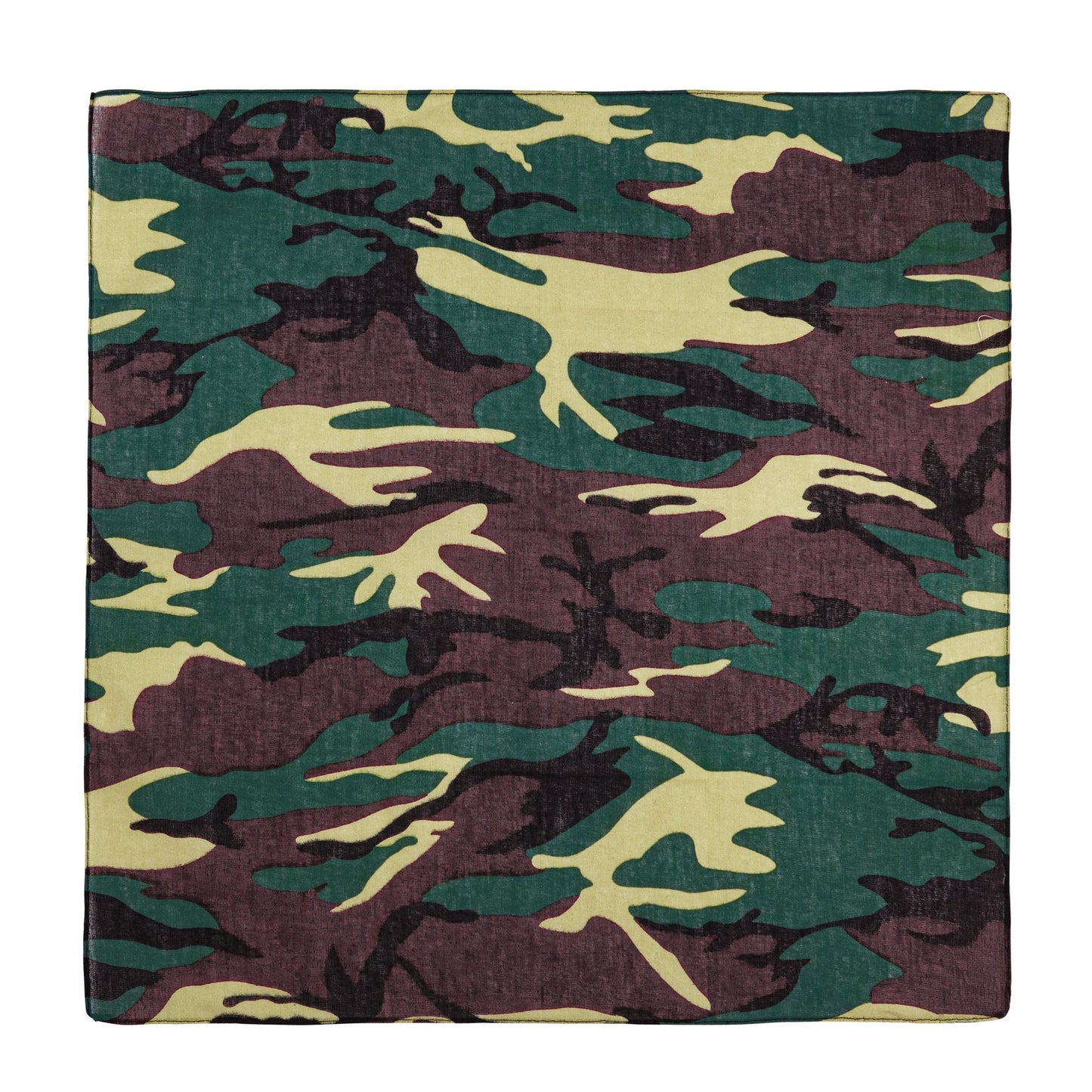 "CAMOUFLAGE BANDANA" 55x55 cm - 100% Baumwolle – Detailansicht