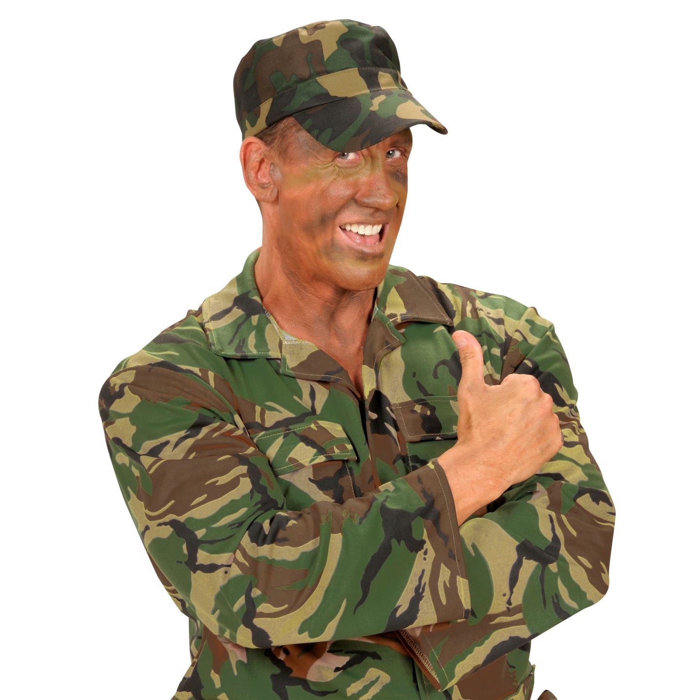 "CAMOUFLAGE KAPPE" verstellbar – Detailansicht