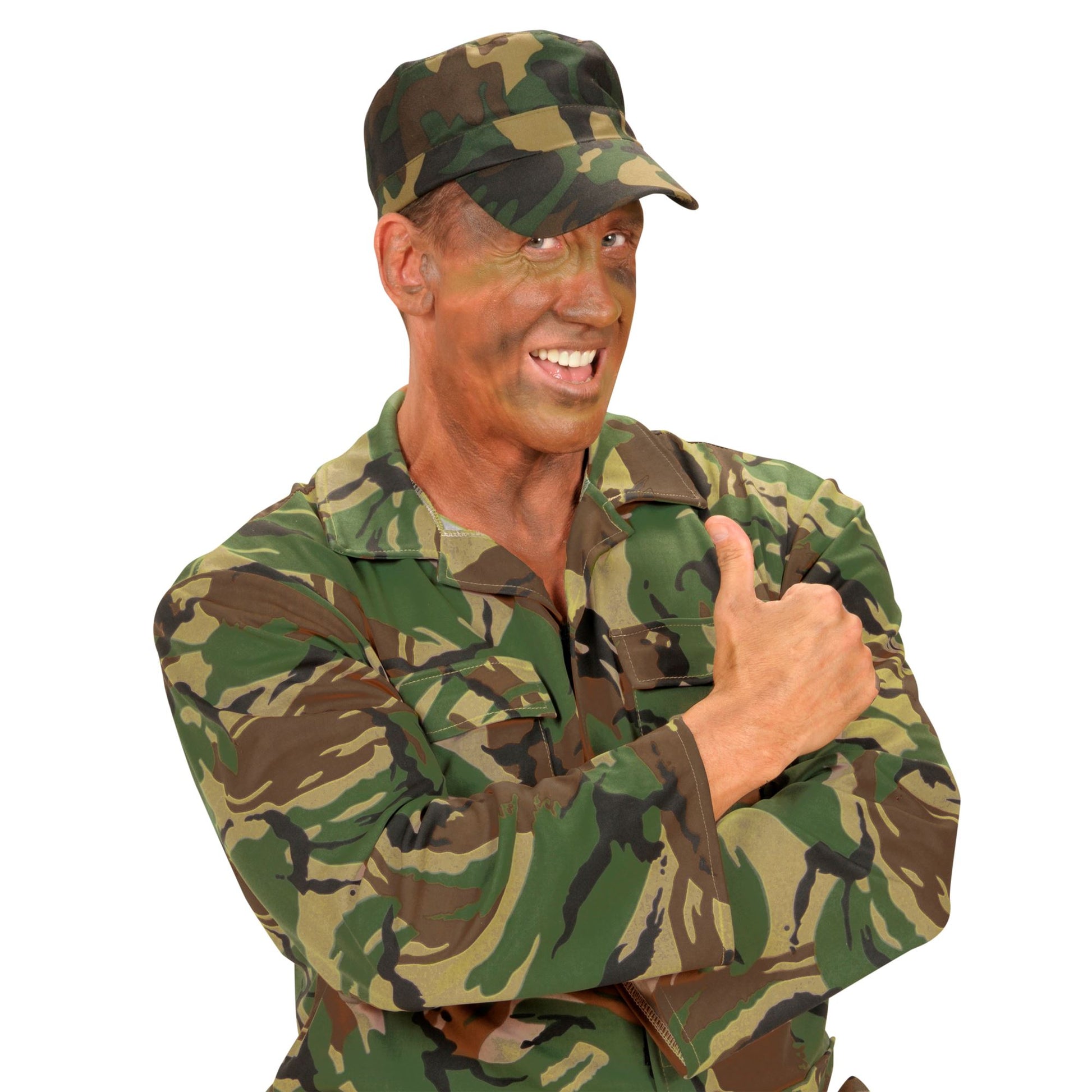 "CAMOUFLAGE KAPPE" verstellbar – Detailansicht