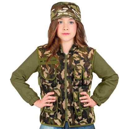 "CAMOUFLAGE TAKTISCHE EINSATZWESTE" Kindergröße – Ansicht 6