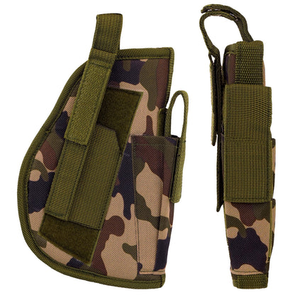 "CAMOUFLAGE TAKTISCHES HOLSTER FÜR DAS RECHTE BEIN" – Vorderansicht