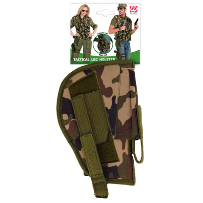 "CAMOUFLAGE TAKTISCHES HOLSTER FÜR DAS RECHTE BEIN" – Detailansicht
