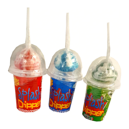 Sweet Flash Splash dipper Lollipop & Pulver 50 g