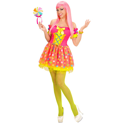 "CANDY GIRL" (Kleid, Lutscher) – Vorderansicht