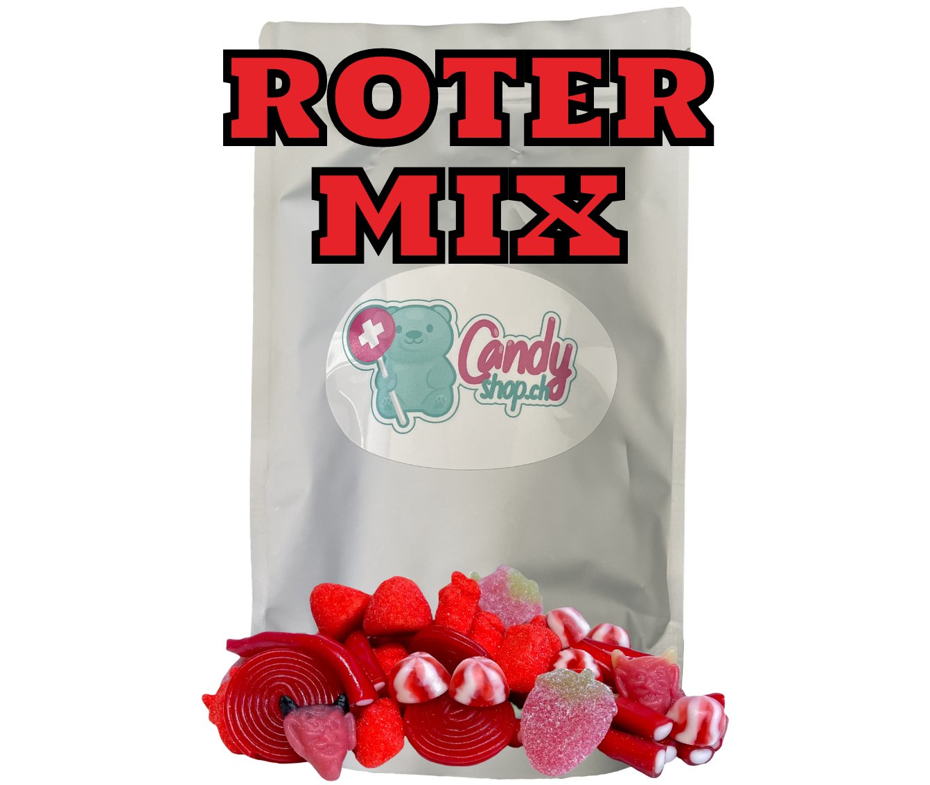 Roter Mix Sweet Bag 1Kg - Candyshop.ch