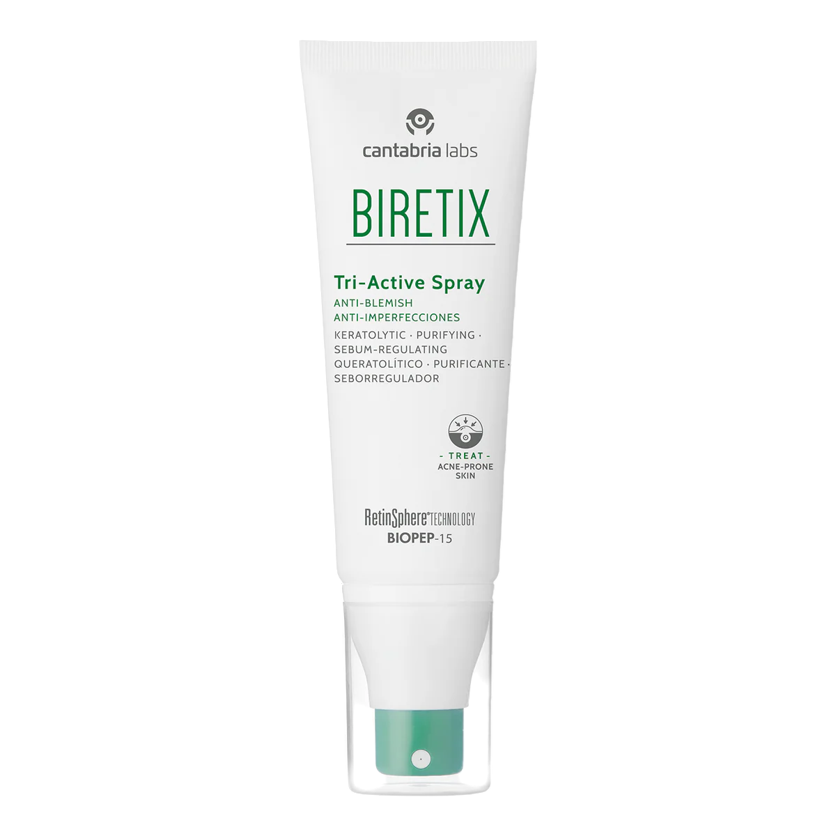Cantabria Labs Cantabria Labs, Biretix, Anti-Unreinheiten, Spray, Für Gesicht & Körper, 200 ml Regular