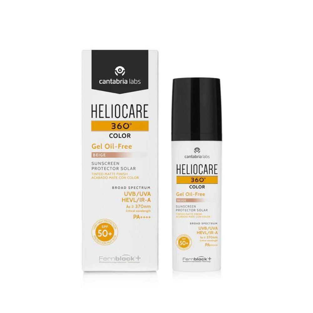 Cantabria Labs, Heliocare 360º Color, Matt, Getönte Feuchtigkeitscreme, Beige, SPF50+, 50 ml