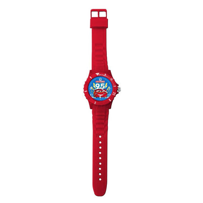 CARTOON CARS RED - SILICON WRIST WATCH 562690 Only Time Armbanduhr 33 mm Rot