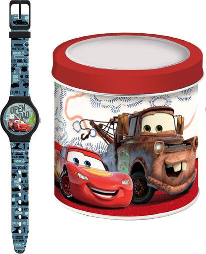 CARTOON CARS - Tin box 563503 Only Time Armbanduhr 34 mm