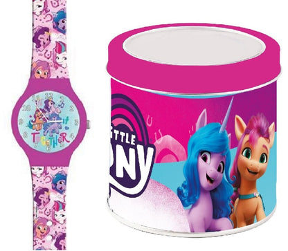 CARTOON LITTLE PONY - Tin Box 483107 Only Time Armbanduhr 32 mm