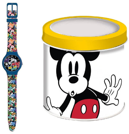 CARTOON MICKEY MOUSE - Tin Box 563506 Only Time Armbanduhr 33 mm