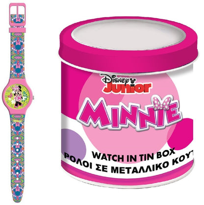 CARTOON MINNIE - Tin Box 564602 Only Time Armbanduhr 33 mm