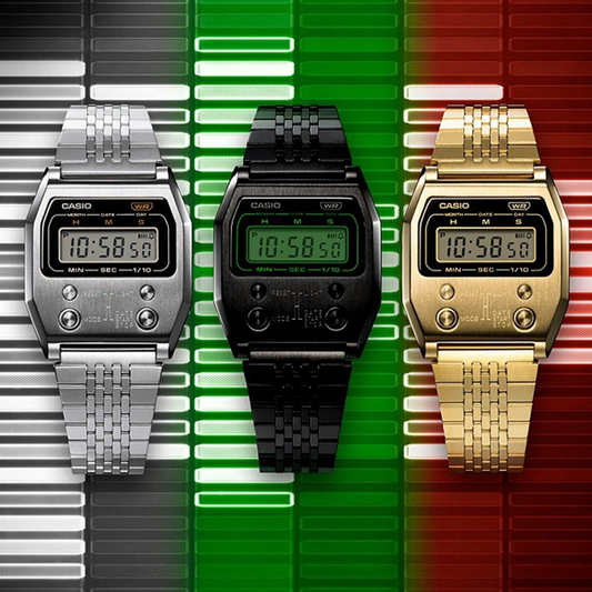 CASIO A1100G-5EF Armbanduhr ansicht-3