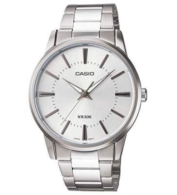CASIO COLLECTION 3 H - WHITE MTP-1303D-7AVDF Only Time - Armbanduhr 40 mm Weiss