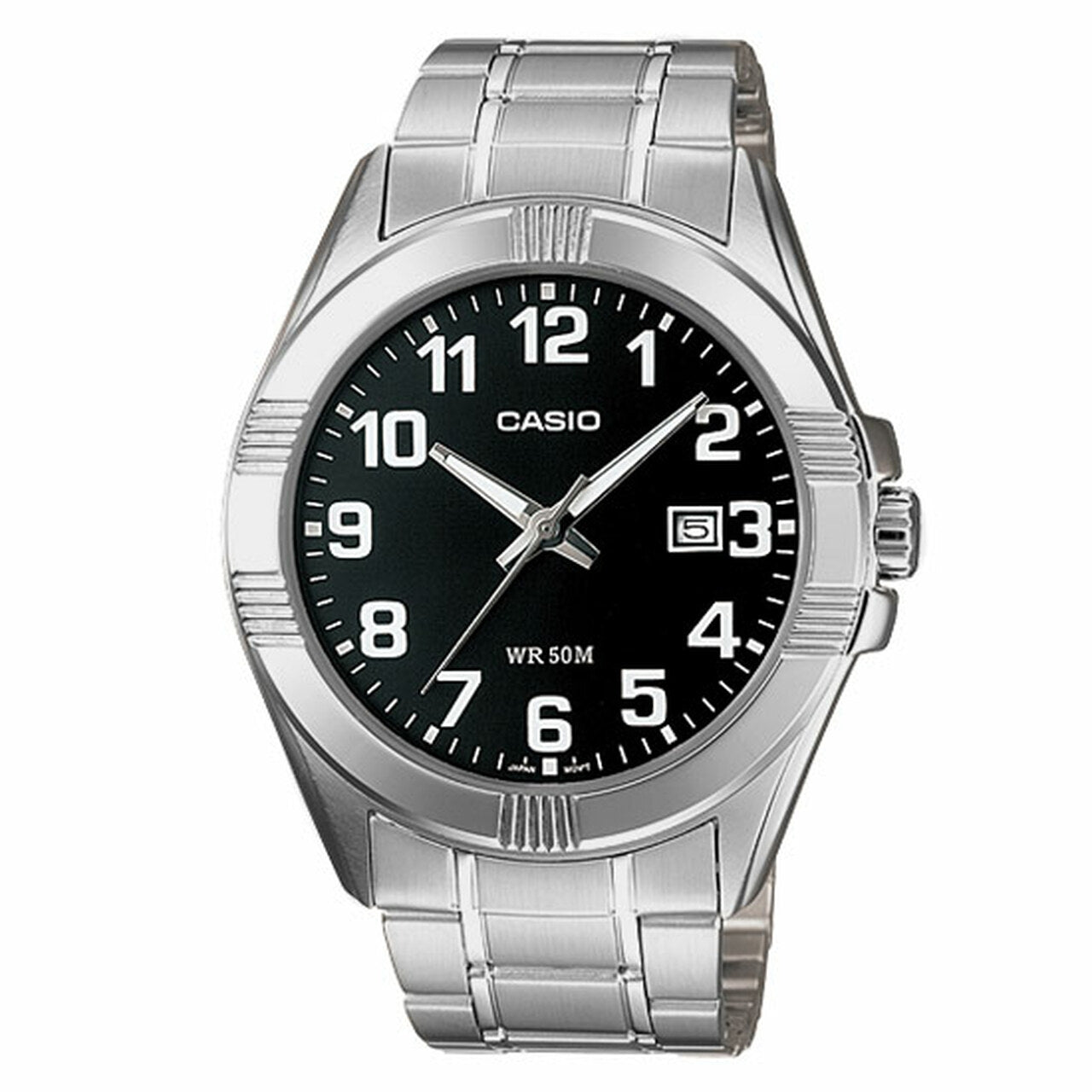 CASIO COLLECTION BOLD DATE - BLACK MTP-1308D-1BVDF Date - Armbanduhr 43.5 mm Schwarz
