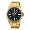 CASIO COLLECTION CASUAL DATE GOLD - BLACK MTP-VD02G-1EUDF Date - Armbanduhr 41 mm Schwarz ansicht-2