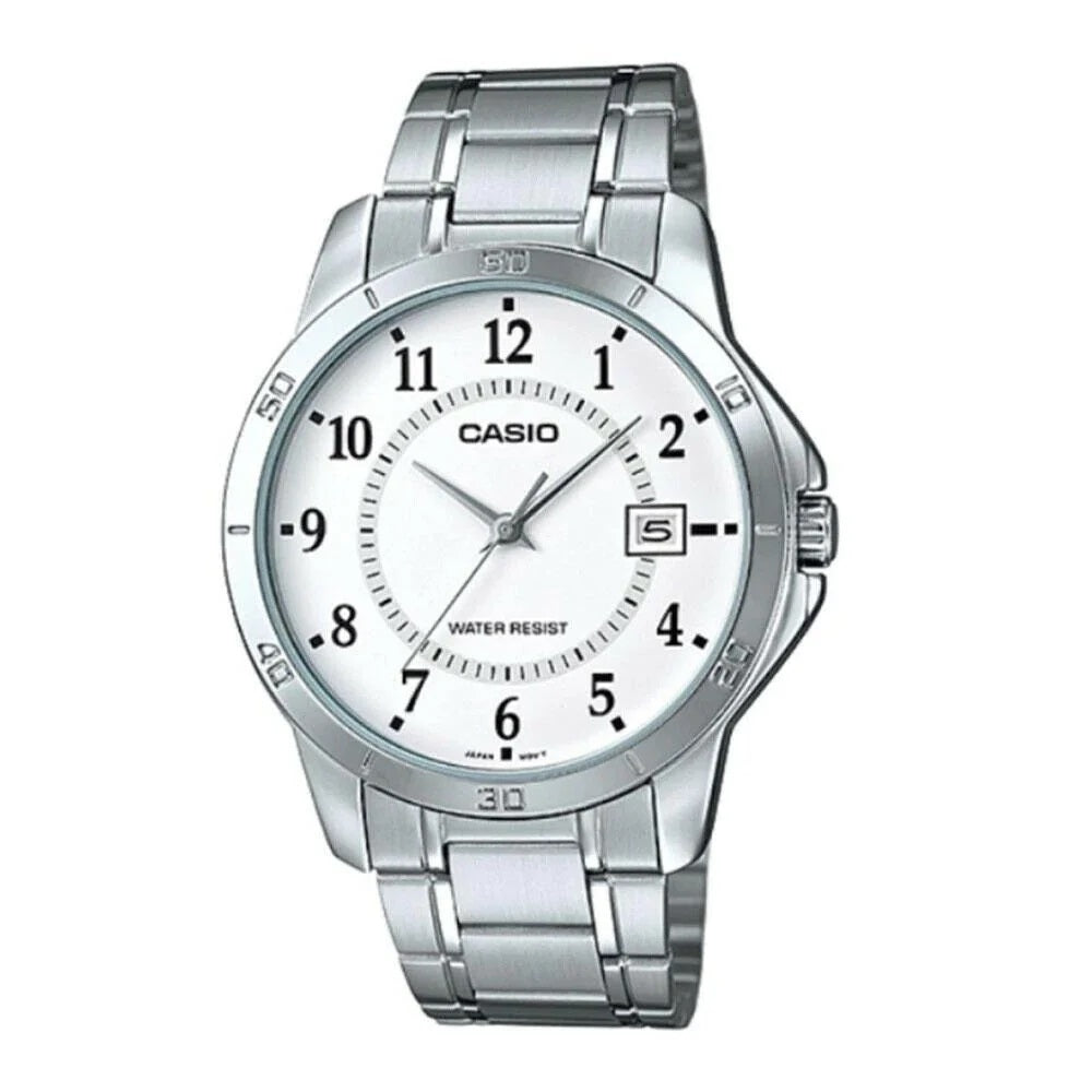 CASIO COLLECTION CASUAL DATE - WHITE MTP-V004D-7BUDF Date - Armbanduhr 41.5 mm Weiss