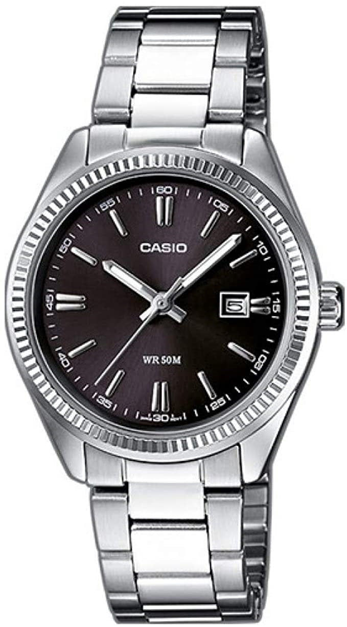 CASIO COLLECTION DATE - BLACK MTP-1302D-1A1VDF Date - Armbanduhr 38.5 mm Schwarz