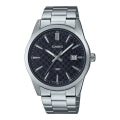 CASIO COLLECTION DATE - CARBON LOOK - BLACK MTP-VD03D-1AUDF Date - Armbanduhr 41 mm Schwarz ansicht-2