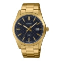 CASIO COLLECTION DATE GOLD - CARBON LOOK - BLACK MTP-VD03G-1AUDF Date - Armbanduhr 41 mm Schwarz ansicht-2