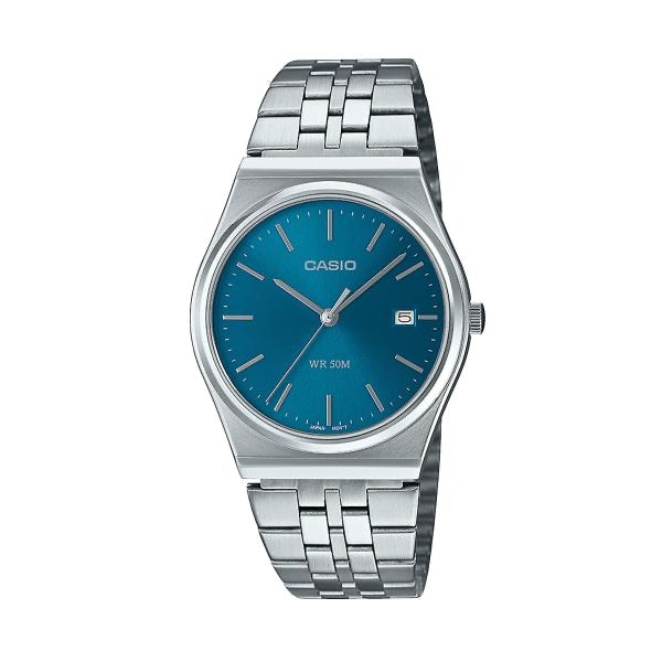 CASIO COLLECTION DATE - PETROL BLUE MTP-B145D-2A2VEF Date - Armbanduhr 35 mm Blau