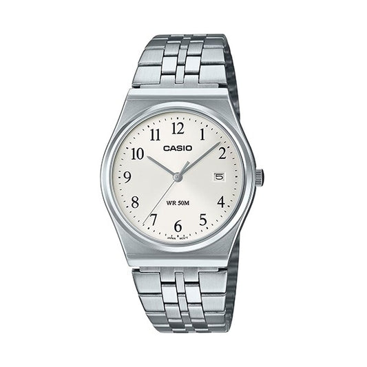CASIO COLLECTION DATE - SILVER MTP-B145D-7BVEF Date - Armbanduhr 35 mm Silber