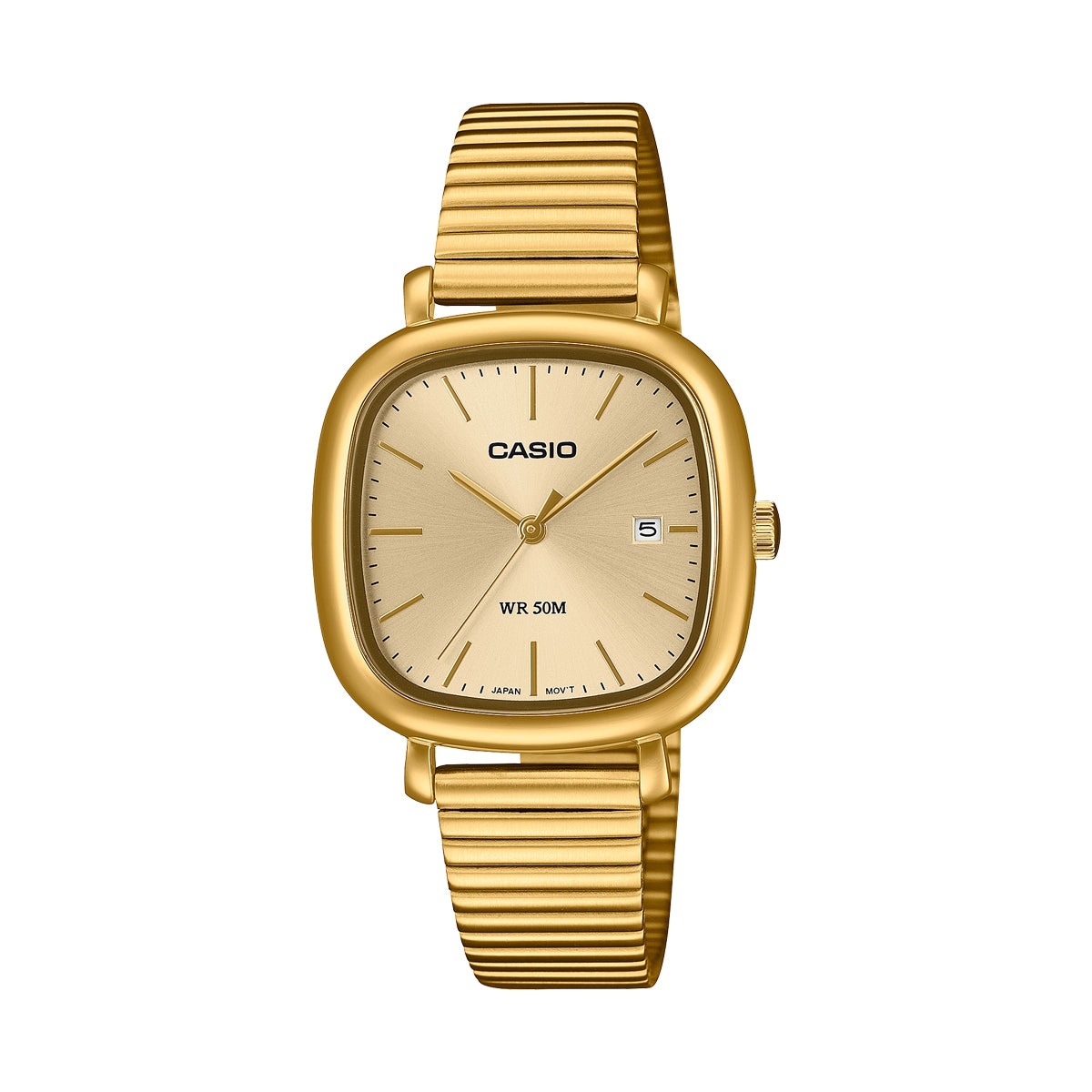 CASIO COLLECTION DATE SQUARE - GOLD LTP-B166G-9AVEF Date - Armbanduhr 30 mm Gold