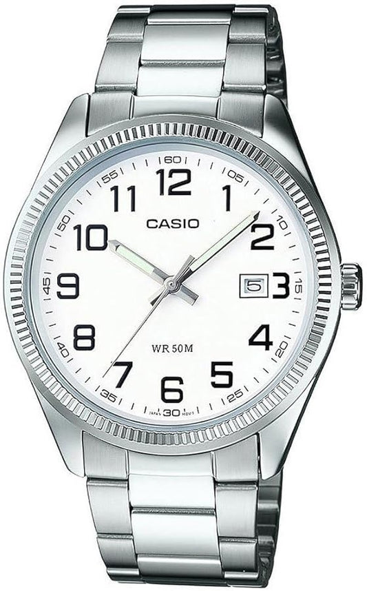 CASIO COLLECTION DATE - WHITE MTP-1302D-7BVDF Date - Armbanduhr 38.5 mm Weiss
