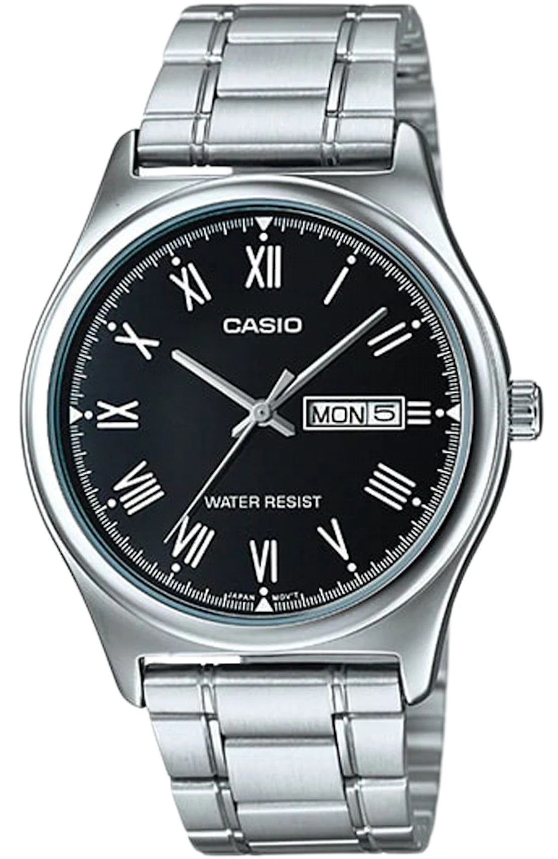 CASIO COLLECTION DAY DATE - BLACK MTP-V006D-1BUDF Day & Date - Armbanduhr 38 mm Schwarz