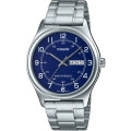 CASIO COLLECTION DAY DATE - BLUE MTP-V006D-2BUDF Day & Date - Armbanduhr 38 mm Blau ansicht-2