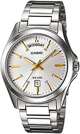 CASIO COLLECTION DAY DATE - CHAMPAGNE MTP-1370D-7A2VDF Day & Date - Armbanduhr 45 mm