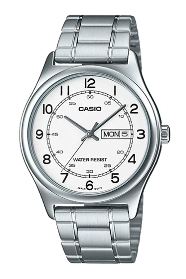 CASIO COLLECTION DAY DATE - WHITE MTP-V006D-7B2UDF Day & Date - Armbanduhr 38 mm Weiss