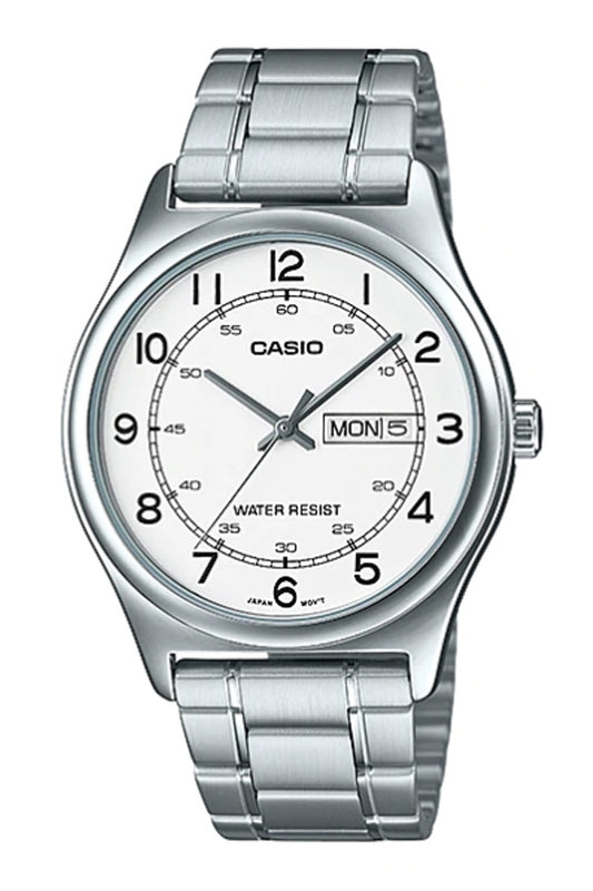 CASIO COLLECTION DAY DATE - WHITE MTP-V006D-7B2UDF Day & Date - Armbanduhr 38 mm Weiss
